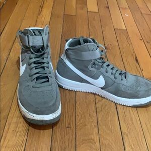 Army Green Suede Air Force 1 High